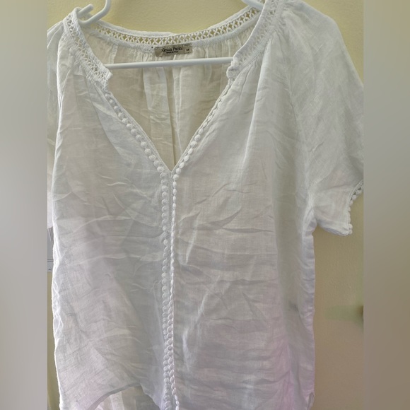 Tops - Alessia Pacini Linen Top🌸